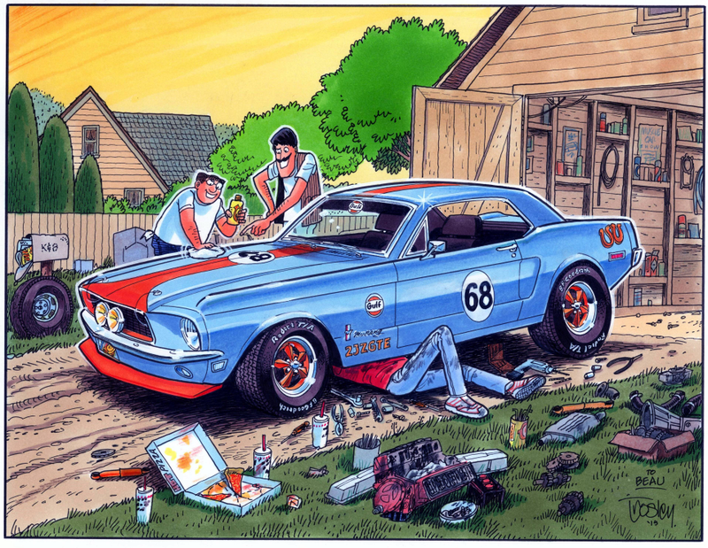 Illustration for article titled George Trosley painted my car!